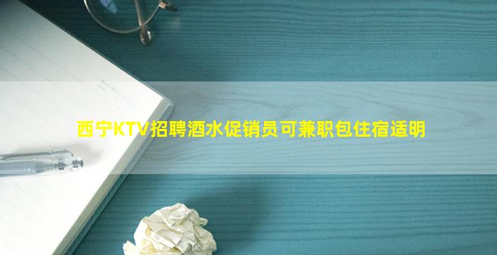 西宁KTV招聘酒水促销员可兼职包住宿适明